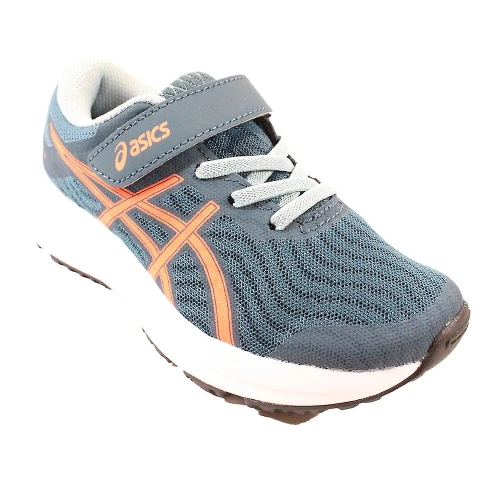 Niños Asics PATRIOT 12 CV | Azul magnético/Rojo amanecer | Zapatillas de running para niños