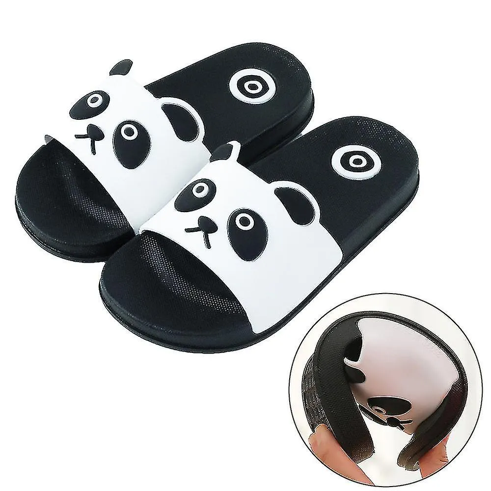 Niños Panda Slippers Cartoon Sliders Sandalias Niños Chicas Playa Zapatos de agua antideslizantes para la vida diaria Tw