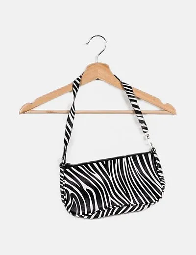 NoName Bolso de hombro print cebra