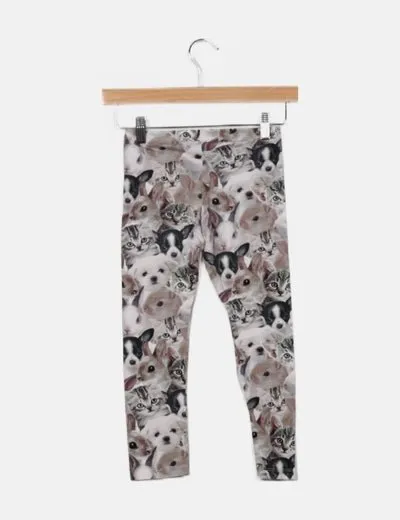 NoName Legging estampado animal