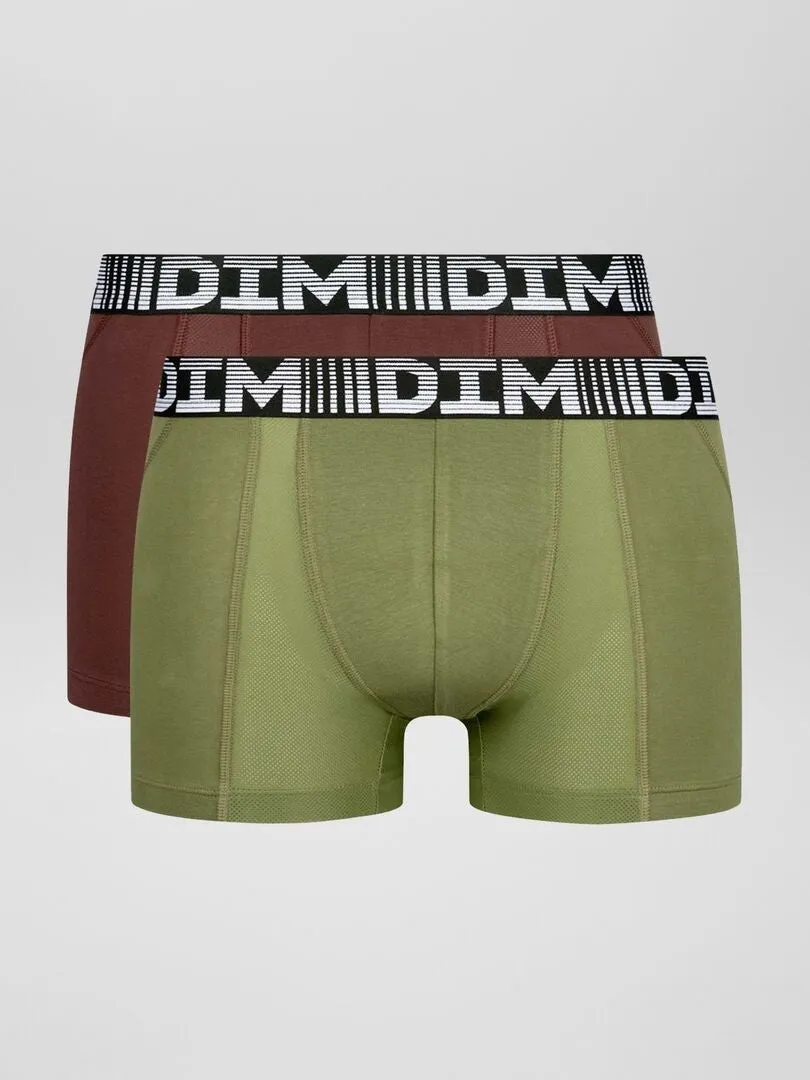 Pack de 2 boxers 'Dim' - MARRON