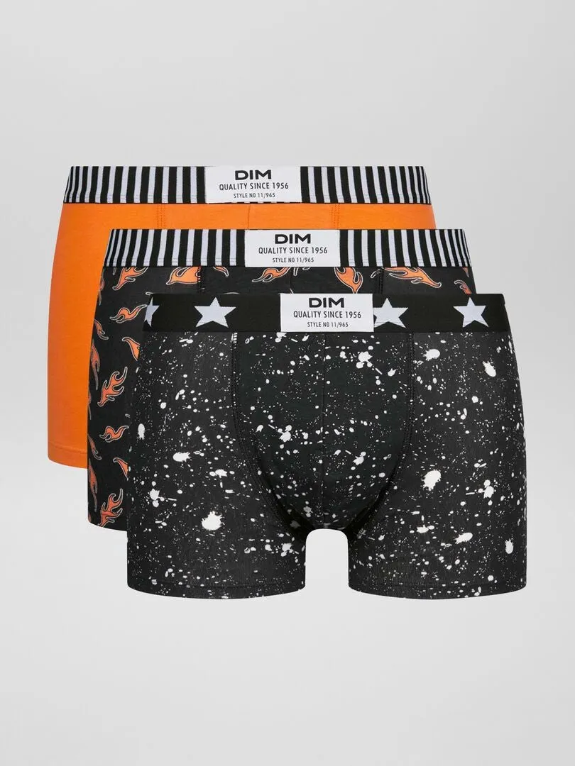 Pack de 3 boxers 'Dim' - NEGRO