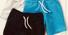 Pantalones cortos de lana para niños Próximo estilo Suave trote Pantalones cortos de verano lisos