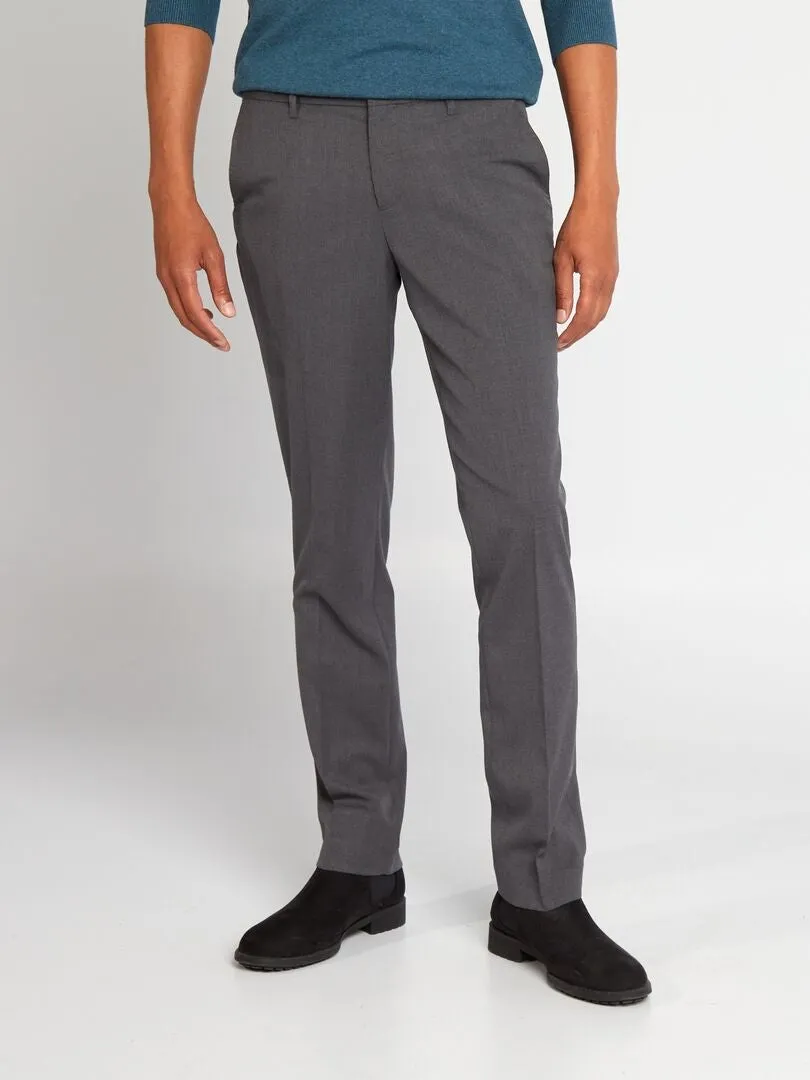 Pantalón de traje - GRIS