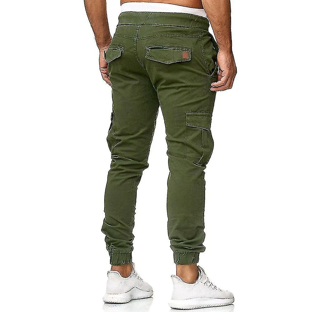 Pantalón Hombre Combat Sencillo Casual Trabajo Cargo Pantalones