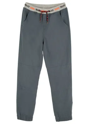 Pantalón térmico para niños de corte holgado Gris oscuro