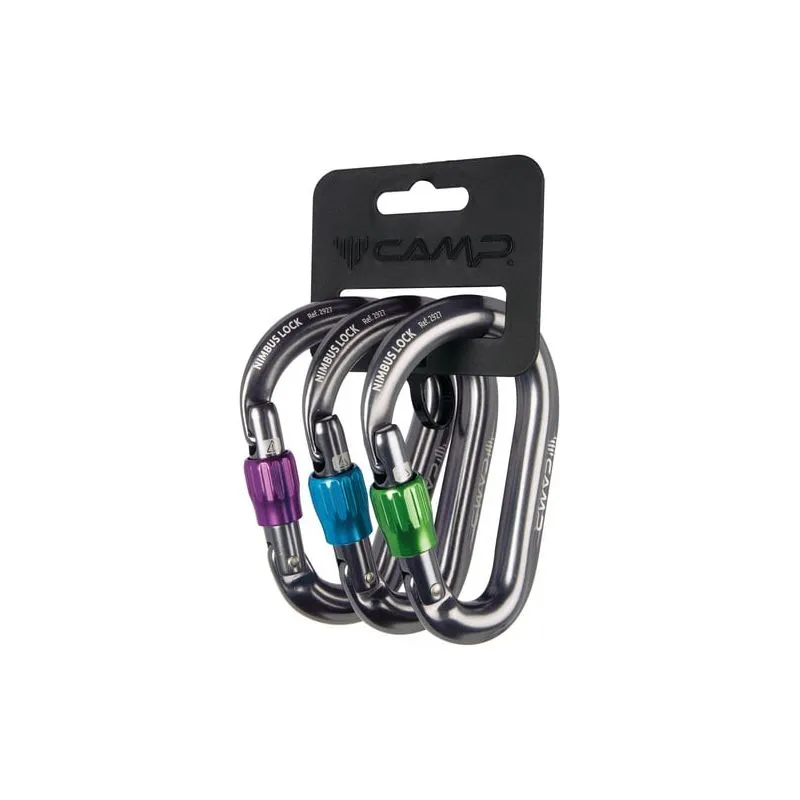 Paquete de mosquetones Camp NIMBUS LOCK 3 PACK