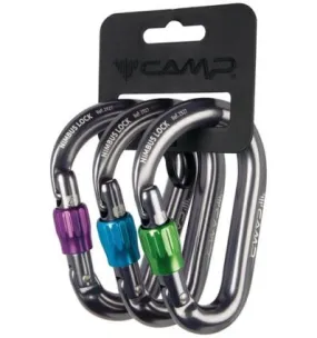 Paquete de mosquetones Camp NIMBUS LOCK 3 PACK