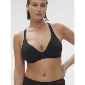 Parte de arriba Bikini Simone Perele Palmeraie con aros 1ECB41 Negro