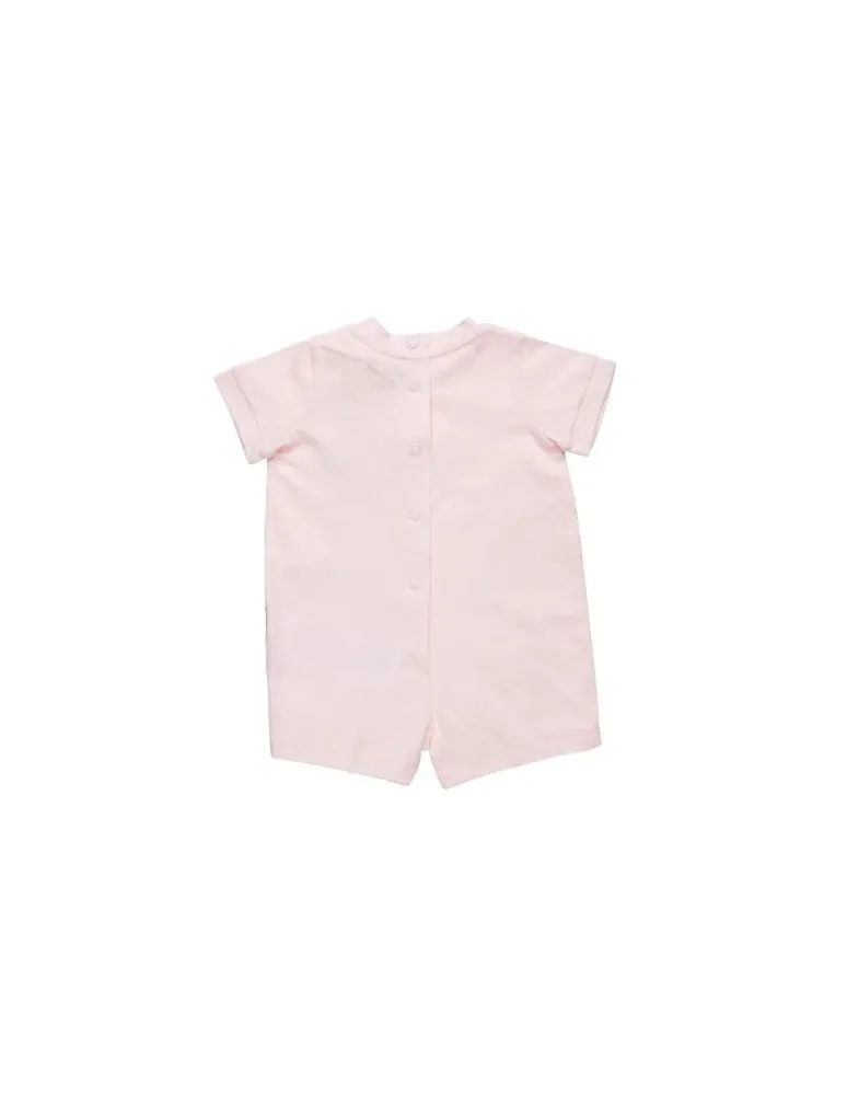 PELELE MANGA CORTA T 050 CONEJITO ROSA CHICCO