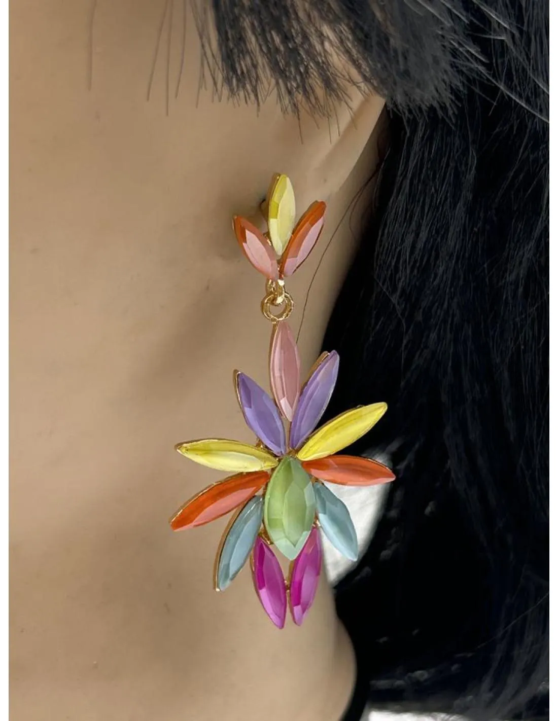 PENDIENTES DE FIESTA EN MULTICOLOR PARA EVENTOS