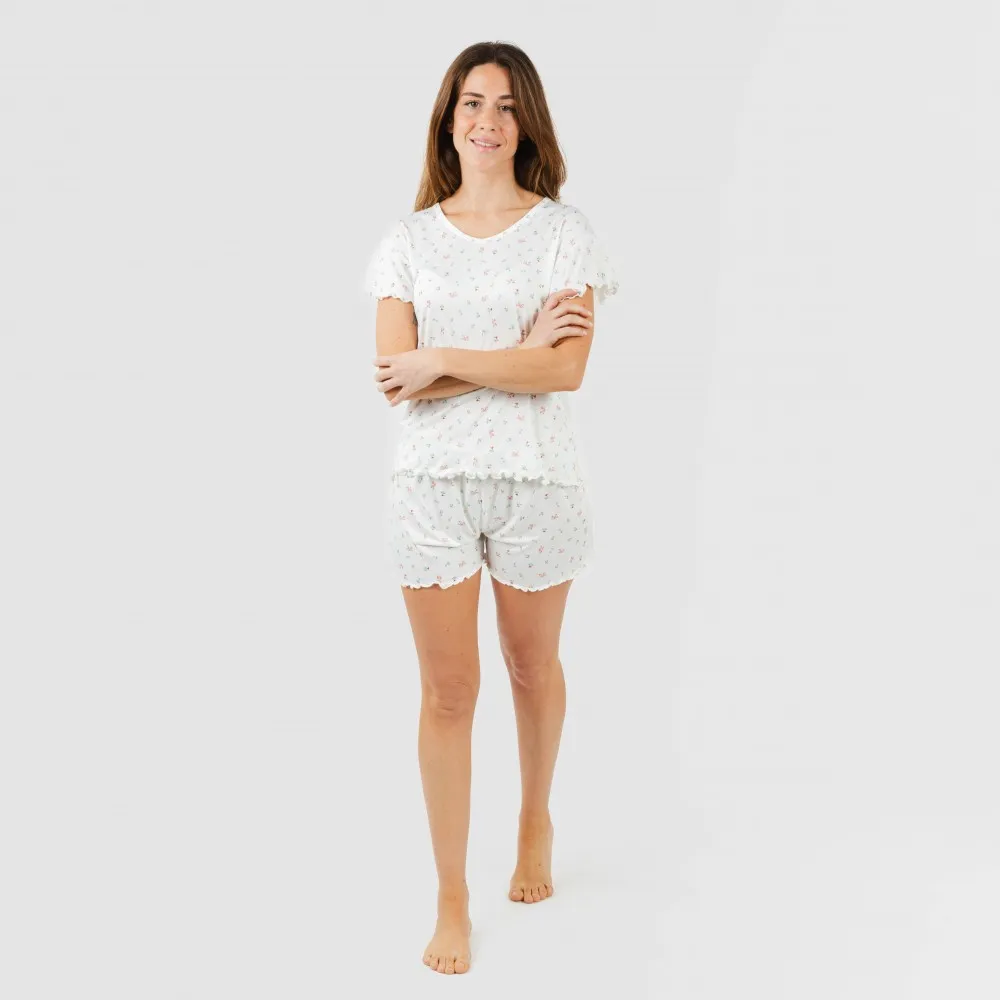 Pijama manga corta mujer soft Coby