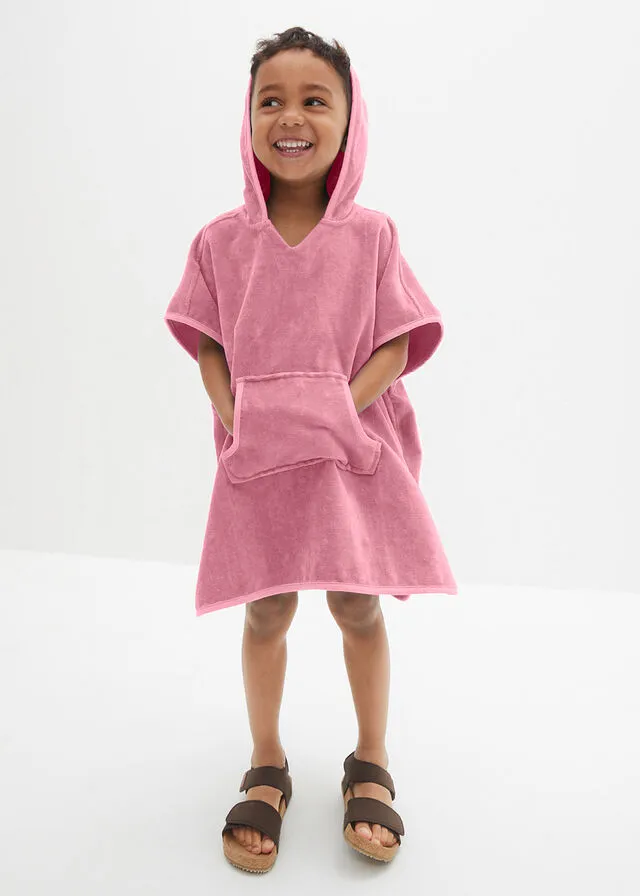 Poncho de baño para niños sorbete de frutos rojos