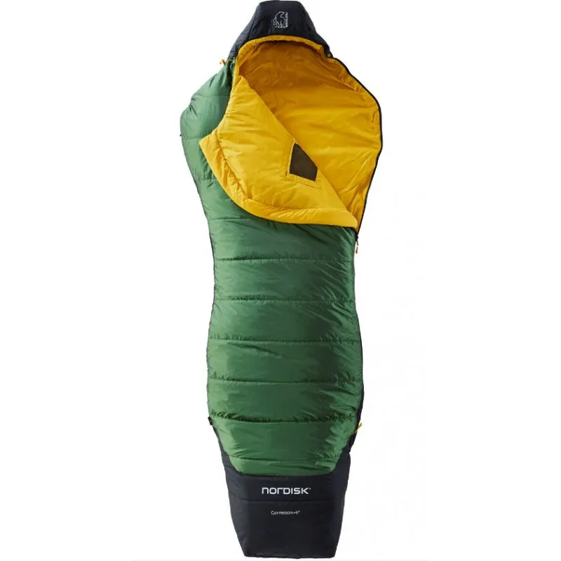 Saco de dormir NORDISK Gormsson +4° XL Curve (Verde alcachofa)