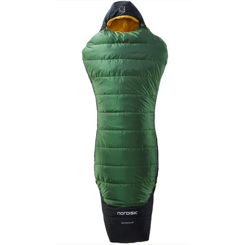 Saco de dormir NORDISK Gormsson +4° XL Curve (Verde alcachofa)