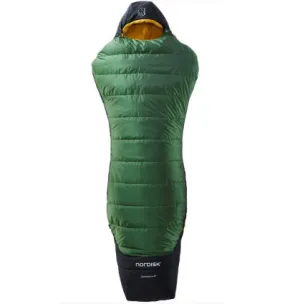 Saco de dormir NORDISK Gormsson +4° XL Curve (Verde alcachofa)