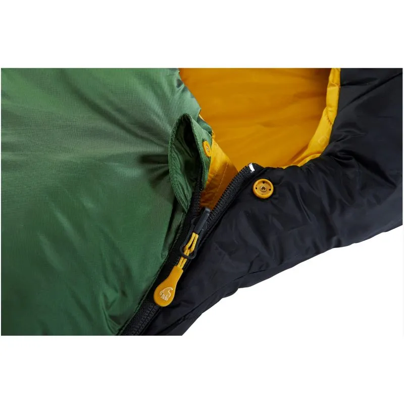 Saco de dormir NORDISK Gormsson +4° XL Curve (Verde alcachofa)