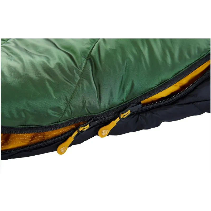 Saco de dormir NORDISK Gormsson +4° XL Curve (Verde alcachofa)