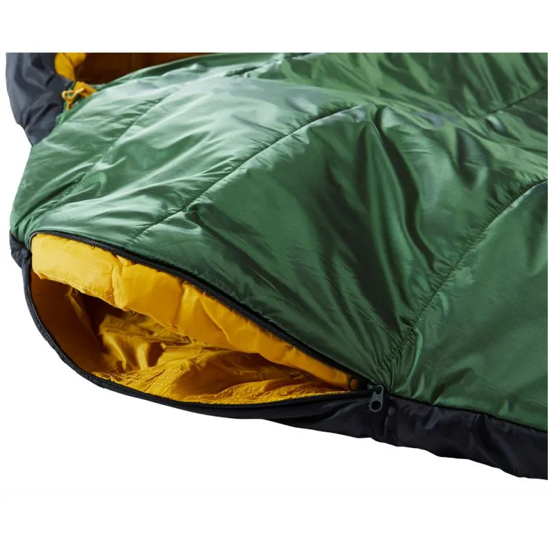 Saco de dormir NORDISK Gormsson +4° XL Curve (Verde alcachofa)