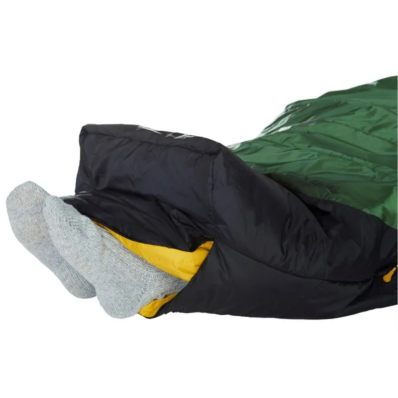 Saco de dormir NORDISK Gormsson +4° XL Curve (Verde alcachofa)