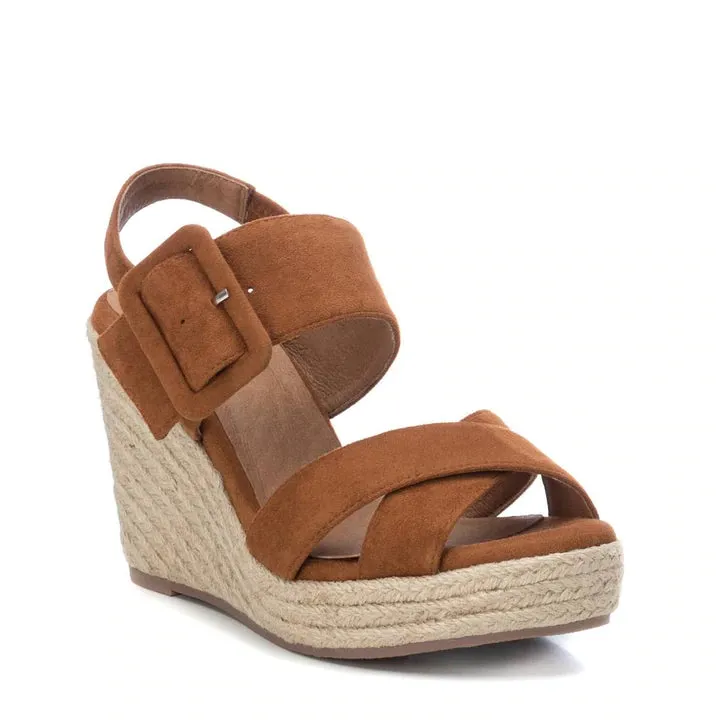 SANDALIA PLATAFORMA MUJER CAMEL XTI