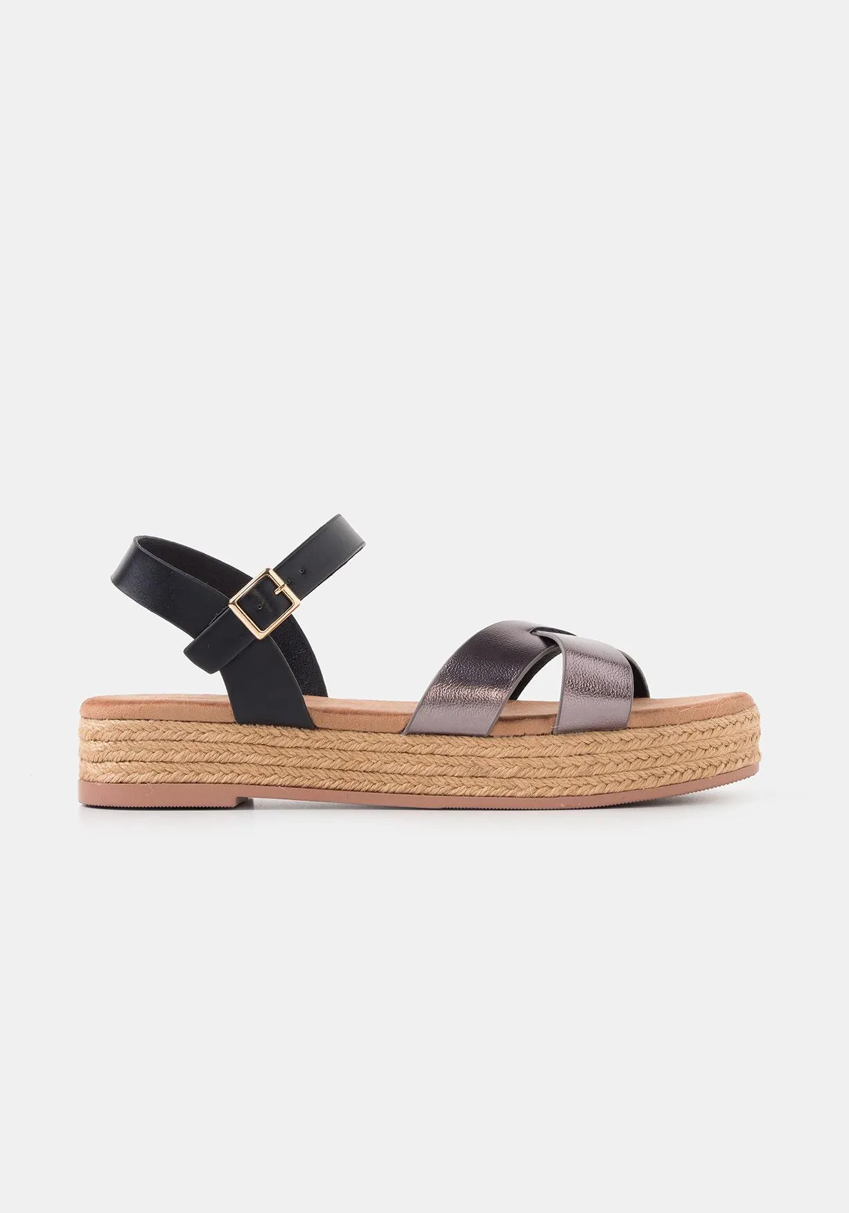 Sandalias con suela de yute de Mujer TEX