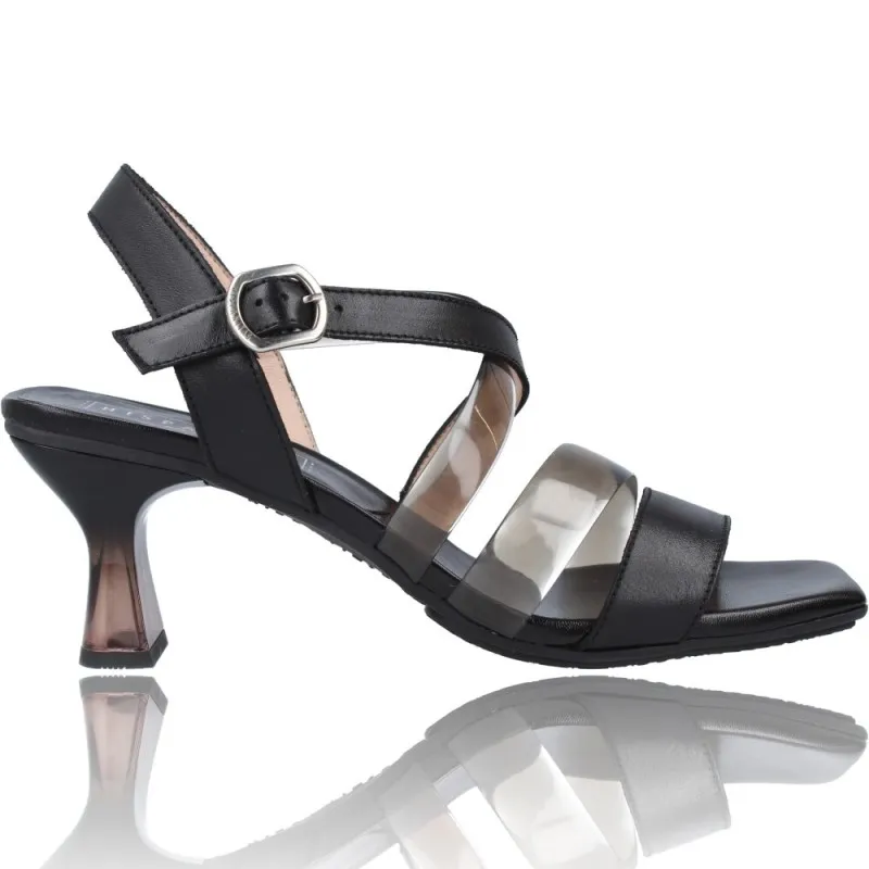 Sandalias con Tacón de Piel y Vinilo para Mujer de Hispanitas Nicola HV221815