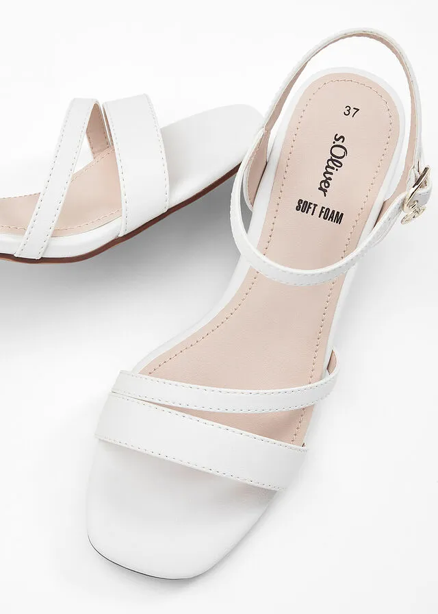 Sandalias de tacón Blanco