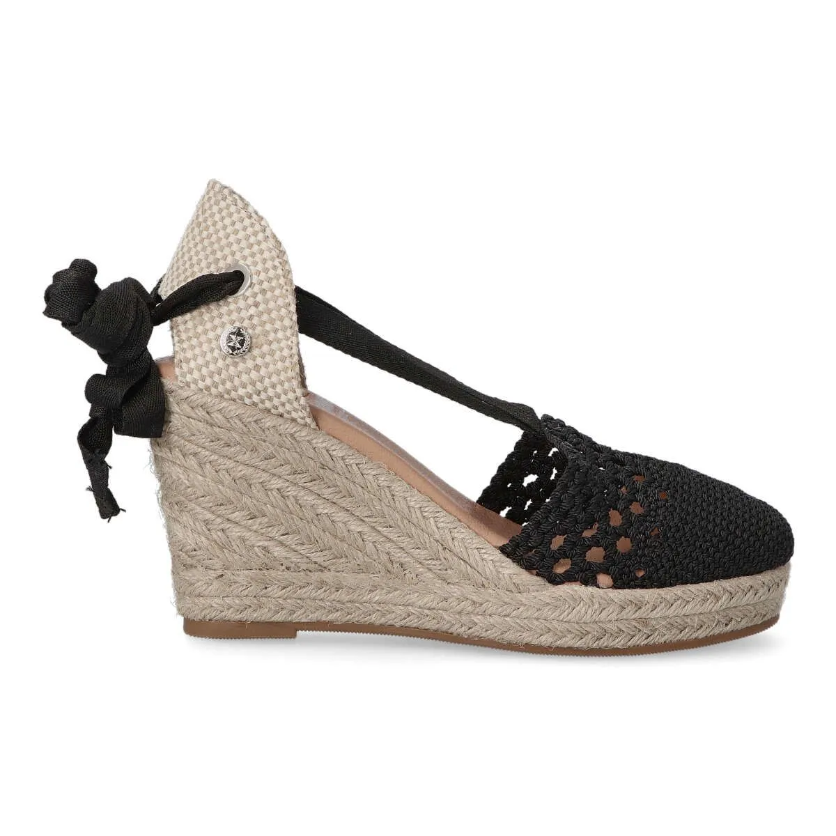 SANDALIAS MUJER PLATAFORMA XTI 43821 NEGRO