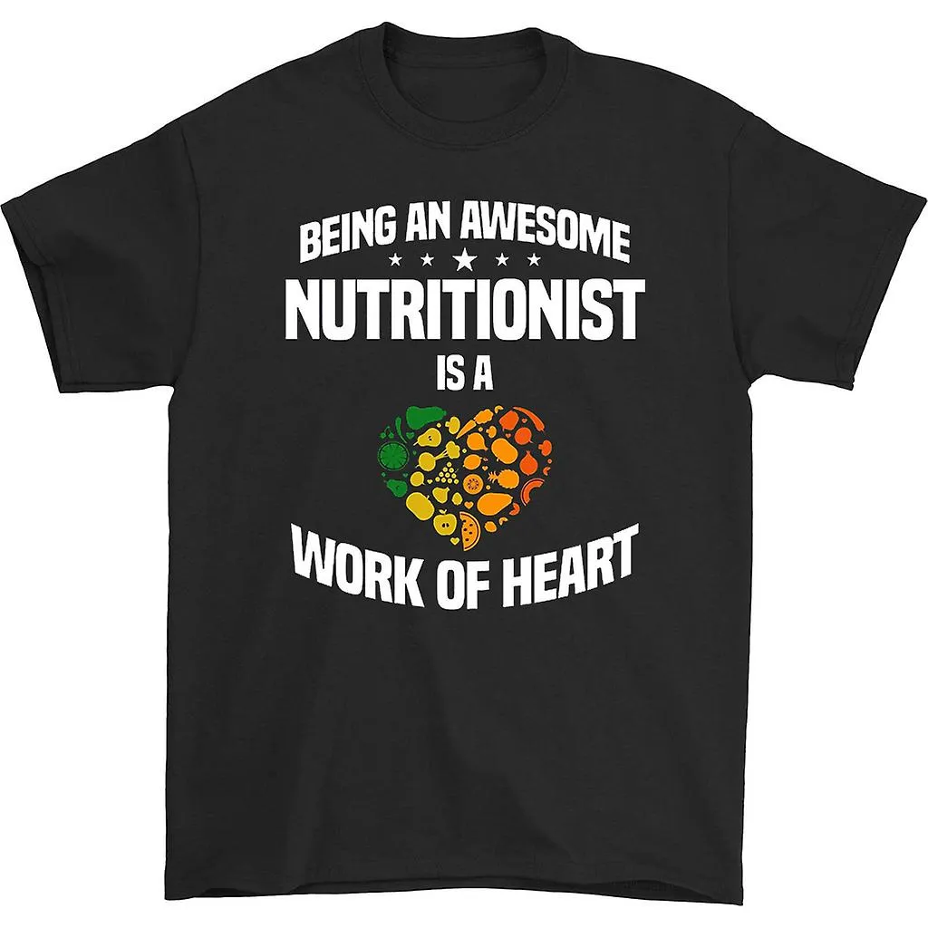 Ser un nutricionista increíble es un trabajo de camiseta de corazón