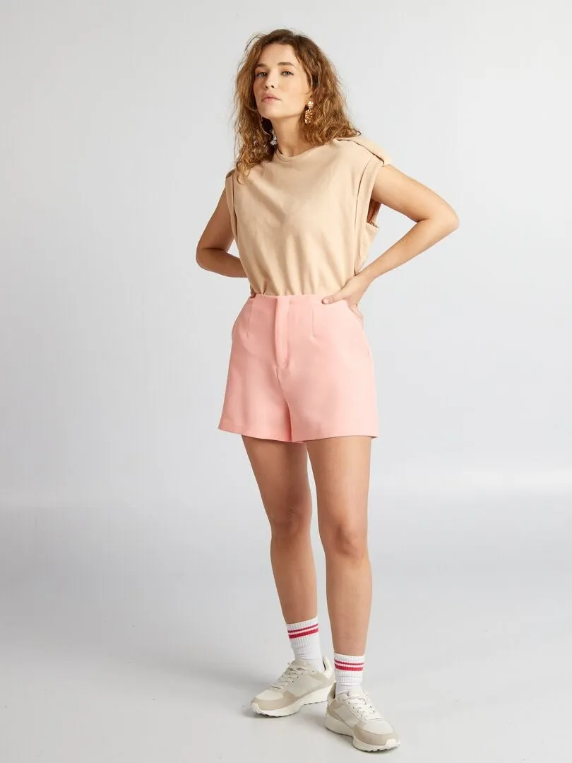 Short de tiro alto smart - ROSA