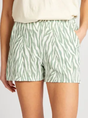 Short vaporoso estampado - VERDE