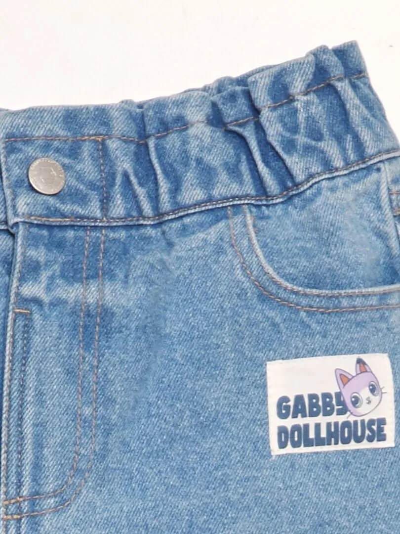 Short vaquero 'La casa de muñecas de Gabby' - AZUL