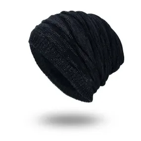 Sombreros de invierno para hombres Sombreros de punto Slouchy Beanie Gorra caliente