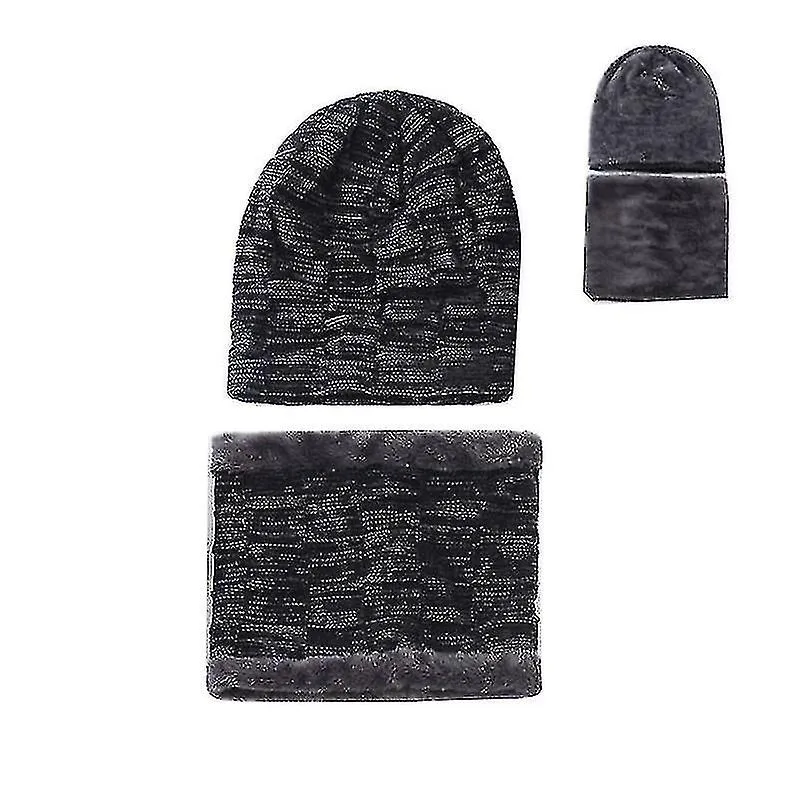 Sombreros de punto de invierno Warm Wool Knitted Skull Beanies Cap Ski Caps Para Hombres Mujeres