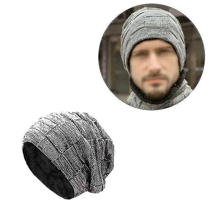 Sombreros de punto de invierno Warm Wool Knitted Skull Beanies Cap Ski Caps Para Hombres Mujeres