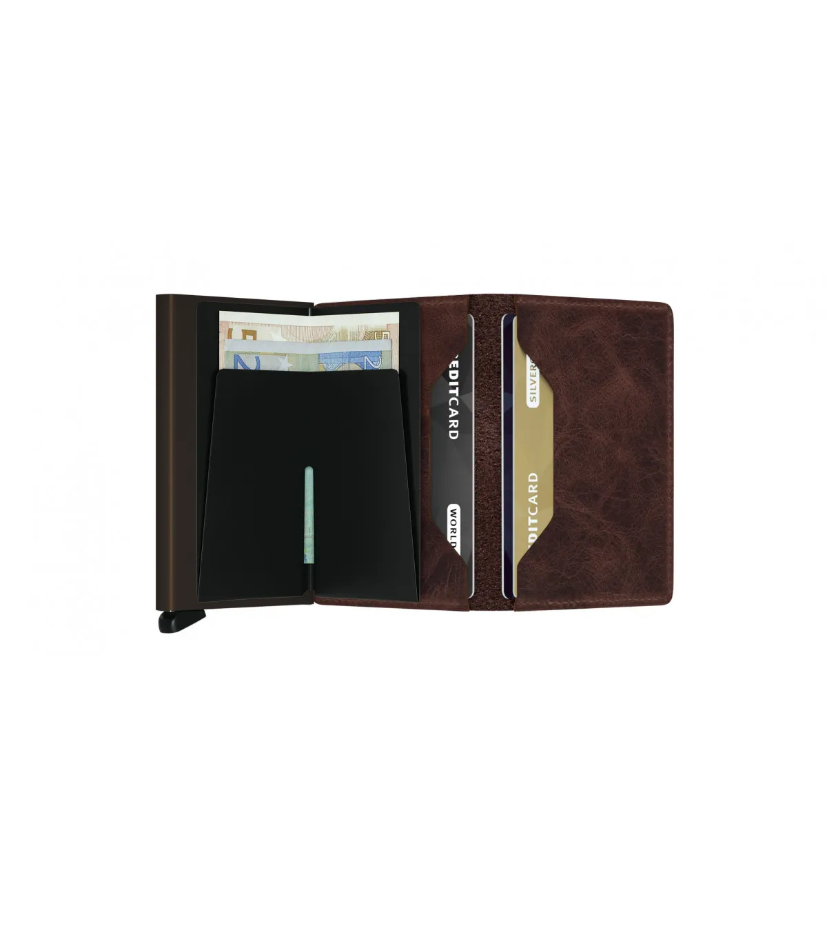 Tarjeta Secrid Slimwallet Vintage Chocolate - SV-CHOCOLATE