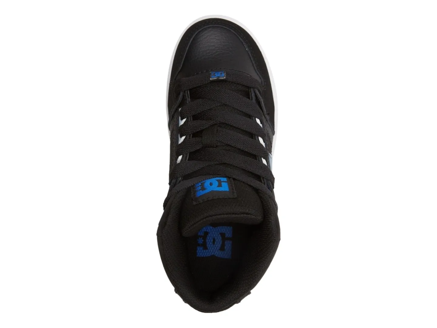 Tenis Dc Shoes Pure Hi Negro Para Niño