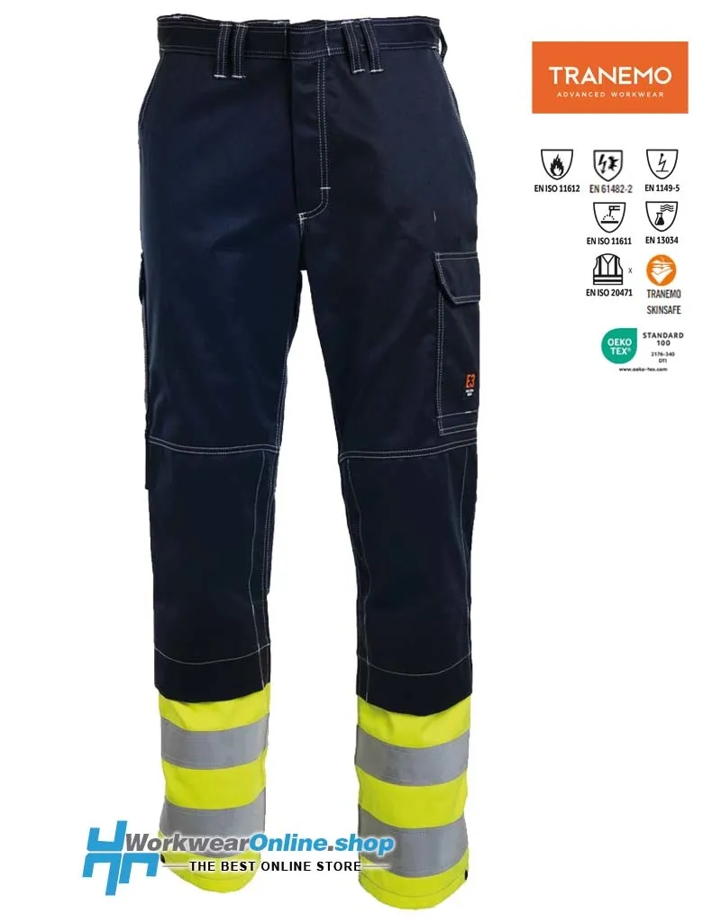 Tranemo Workwear 5020-88 Cantex Weld Stretch pantalones de trabajo de alta visibilidad