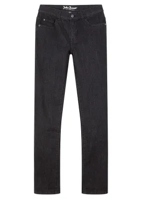 Vaquero de 5 bolsillos con corte slim para niños denim negro