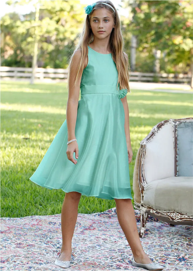 Vestido de fiesta para niñas Menta pastel