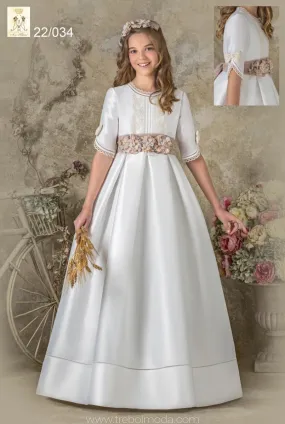 Vestido de niña de comunión sencillo