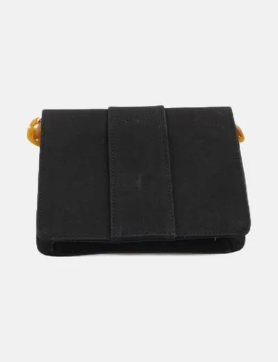 WHOW Bolso mini de hombro negro