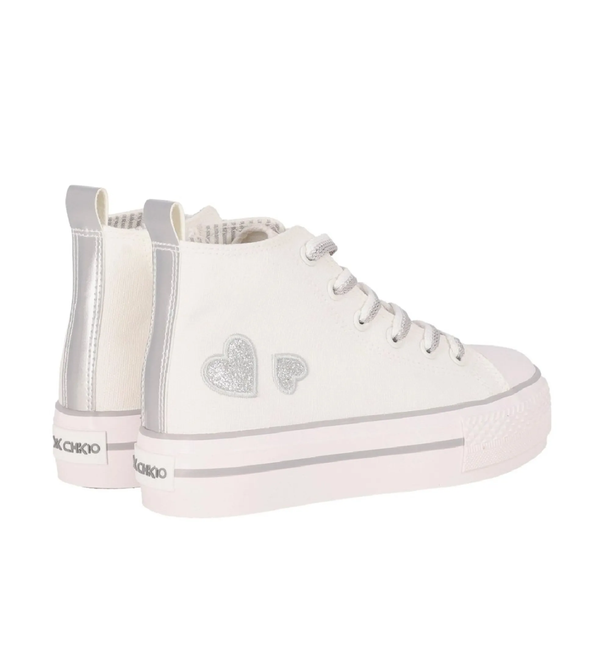 Zapatillas City Up Kids 32 plateado