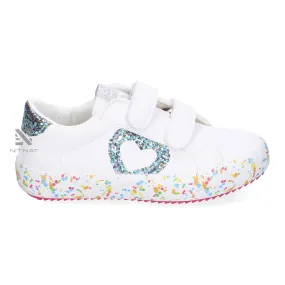 Zapatillas Conguitos Corazón glitter Bebé Blanco