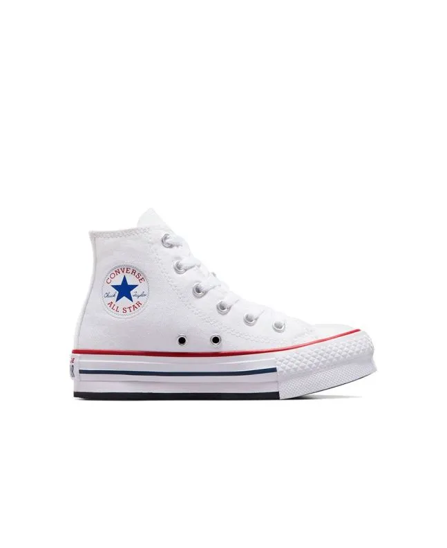 Zapatillas Converse Chuck Taylor EVA Lift Platform High Top Youth Blancas (4-7 años)