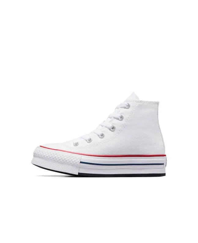 Zapatillas Converse Chuck Taylor EVA Lift Platform High Top Youth Blancas (4-7 años)