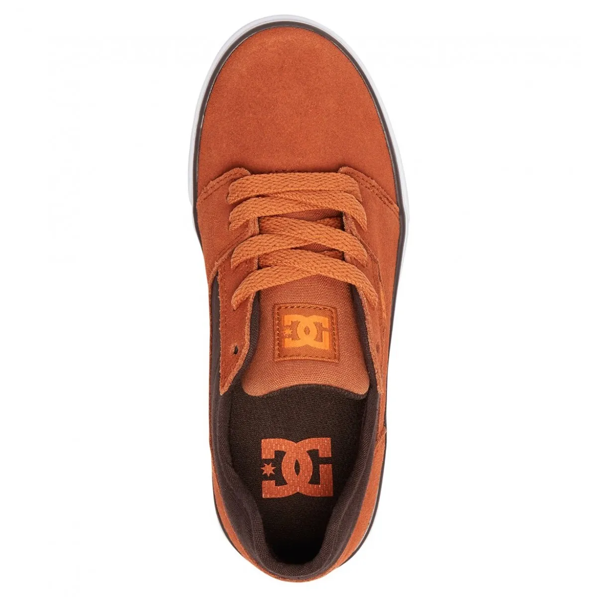 Zapatillas DC SHOES para niño ante y lona TONIK BROWN (BRN) Ref. ADBS300262 Marrón/caldera