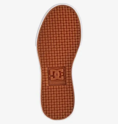 Zapatillas de piel cuero DC SHOES para niño PURE BROWN (brn) Ref. ADBS300267 marrón/camel