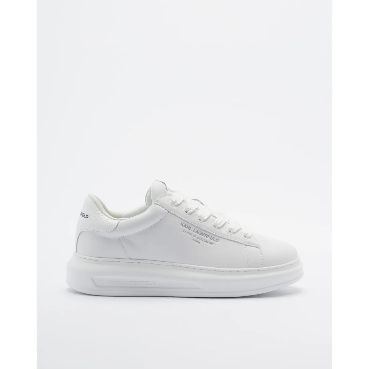 Zapatillas Karl Lagerfeld Kapri Mens Python Blanco